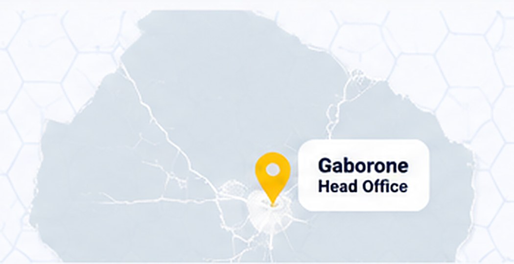 Map pin: Gaborone head office