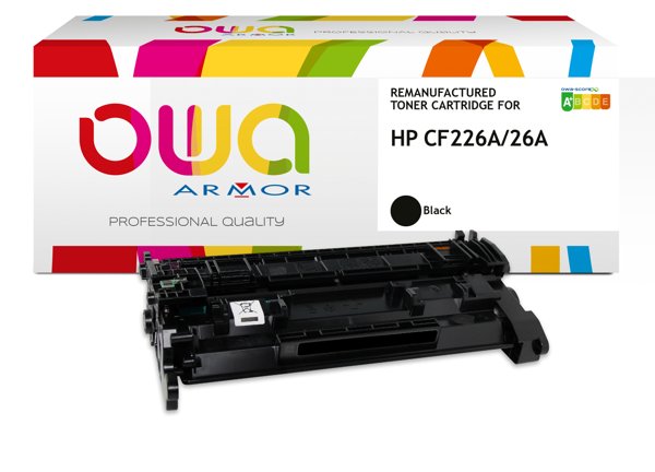 OWA toner cartridges and boxes
